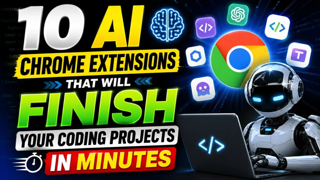 # 10 AI Chrome Extensions That Will Finish Your Coding Projects in Minutes Writing code isn't the hardest part of software development anymore—it is the friction in between. From hunting down elusive bugs to reviewing pull requests and deciphering dense documentation, developers lose countless hours to repetitive administrative tasks. But what if your browser could handle the heavy lifting for you? In 2026, artificial intelligence has evolved beyond standalone chat interfaces and integrated directly into the tools we use most: our web browsers. By embedding lightweight, specialized AI extensions into Google Chrome, developers can automate mundane chores, catch logic errors instantly, and ship products at unprecedented speeds. Whether you are a frontend engineer building complex user interfaces or a backend developer managing massive databases, these tools are designed to streamline your workflow. Here are the 10 best AI-powered Chrome extensions that every developer needs to install right now. ## 1. Gemini Nano in DevTools: The On-Device Debugger Google has natively integrated Gemini Nano directly into Chrome's DevTools. This means you get AI-assisted debugging suggestions right inside your console. Because it relies entirely on on-device processing, your queries never leave your machine—completely eliminating network latency and corporate privacy concerns. With over 13,000 developers having joined its early preview program, it is quickly becoming the industry standard for diagnosing CSS conflicts and complex layout issues in real-time. ## 2. Qodo Merge (formerly CodiumAI): The Automated PR Reviewer Waiting for a human to review your pull requests can create massive workflow bottlenecks. Qodo Merge acts as an autonomous reviewer by providing AI-powered code analysis directly inside GitHub. Boasting a stellar 4.9-star rating, this extension detects logic errors, security vulnerabilities, and null reference risks before a human ever has to look at the code. ## 3. Grepper: The Instant Code Snippet Engine Stop endlessly scrolling through forums looking for the right syntax. Grepper integrates seamlessly into your browser and displays top-voted code snippets directly at the top of your Google search results. Whether you are troubleshooting an obscure Python error or learning a new React hook, it drastically cuts down the time spent searching for solutions by pulling from a vast community-driven database. ## 4. BrowserAgent: The Local Browser Automator Testing web applications just got exponentially easier. BrowserAgent is a privacy-first Chrome extension that runs cost-free, local AI agents to execute browser tasks automatically. You can instruct it to click, type, navigate, and scrape data without relying on expensive cloud APIs. For developers needing to automate repetitive UI testing workflows hands-free, it is an absolute game-changer. ## 5. Sider: The Ultimate Model Switcher Why settle for one AI model when you can have the best of all worlds? Sider adds a persistent sidebar to Chrome that lets you instantly switch between top-tier models like GPT, Claude, Gemini, and DeepSeek. This is invaluable for power users who want to run the exact same coding prompt through multiple engines to compare logic, evaluate architectural suggestions, or find the most optimized algorithm. ## 6. HARPA AI: The Web Automation Powerhouse HARPA AI essentially turns any webpage into a structured data source. It scrapes, summarizes, and automates web tasks using simple prompt-driven commands. If you need to quickly extract tabular data from dense API documentation or monitor a competitor's tech stack for changes, HARPA AI acts as your no-code automation assistant, saving hours of manual data entry. ## 7. Merlin: The Page-Aware Explainer Merlin is a page-aware AI that travels with you across the web, understanding the precise context of the page you are currently viewing. If you highlight a complex block of legacy code on GitHub, Reddit, or a personal blog, Merlin can instantly explain what it does, rewrite it in another programming language, or suggest optimizations for better performance. ## 8. ChatGPT for Google: The Search Enhancer This extension works in tandem with your standard Google searches, providing an AI-generated response alongside traditional web links. For developers, it means getting tailored, context-aware answers to complex queries without having to open a separate tab or application. It seamlessly bridges the gap between traditional research and generative AI support. ## 9. Compose AI: The Documentation Wizard Writing documentation, commit messages, and update emails is often the most dreaded part of a developer's day. Compose AI autocompletes your sentences and accelerates drafting directly in any text field. It helps you generate high-quality prose quickly, ensuring your GitHub readmes and release notes are professional, clear, and comprehensive. ## 10. daily.dev: The AI-Curated News Feed Staying updated on the rapidly evolving tech landscape can feel like a full-time job. The daily.dev extension replaces your standard new tab page with a personalized, AI-driven feed of developer news and tutorials. With over 2,800 reviews and a 4.8/5 rating, it filters out the noise and curates high-quality content based strictly on your specific programming interests and tech stack. ## The Bottom Line The era of the "lone wolf" developer manually typing every line of code and digging through endless documentation is rapidly coming to an end. Today, developer productivity is defined by how effectively you leverage AI tools to eliminate friction and focus on creative, high-level problem-solving. **Your Next Step:** Do not overwhelm yourself by installing all 10 extensions at once. Pick just two from this list—like **Grepper** for instant syntax answers and **Qodo Merge** for automated PR reviews—and integrate them into your workflow this week. You will quickly wonder how you ever managed your coding projects without them.