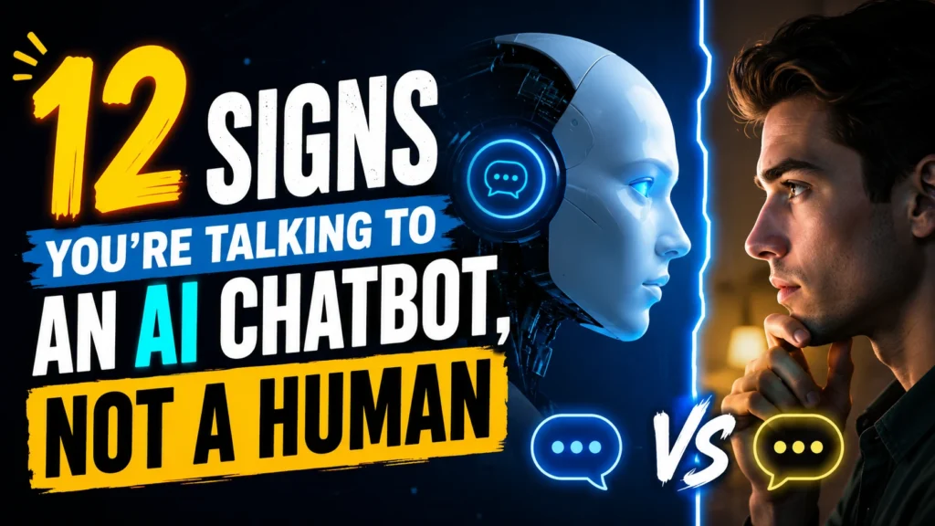 "12 Signs You're Talking to an AI Chatbot, Not a Human"