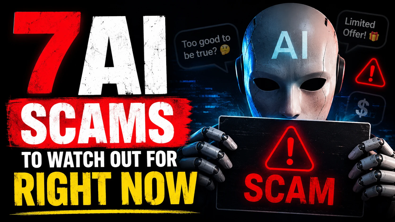 "7 AI Scams to Watch Out For Right Now"