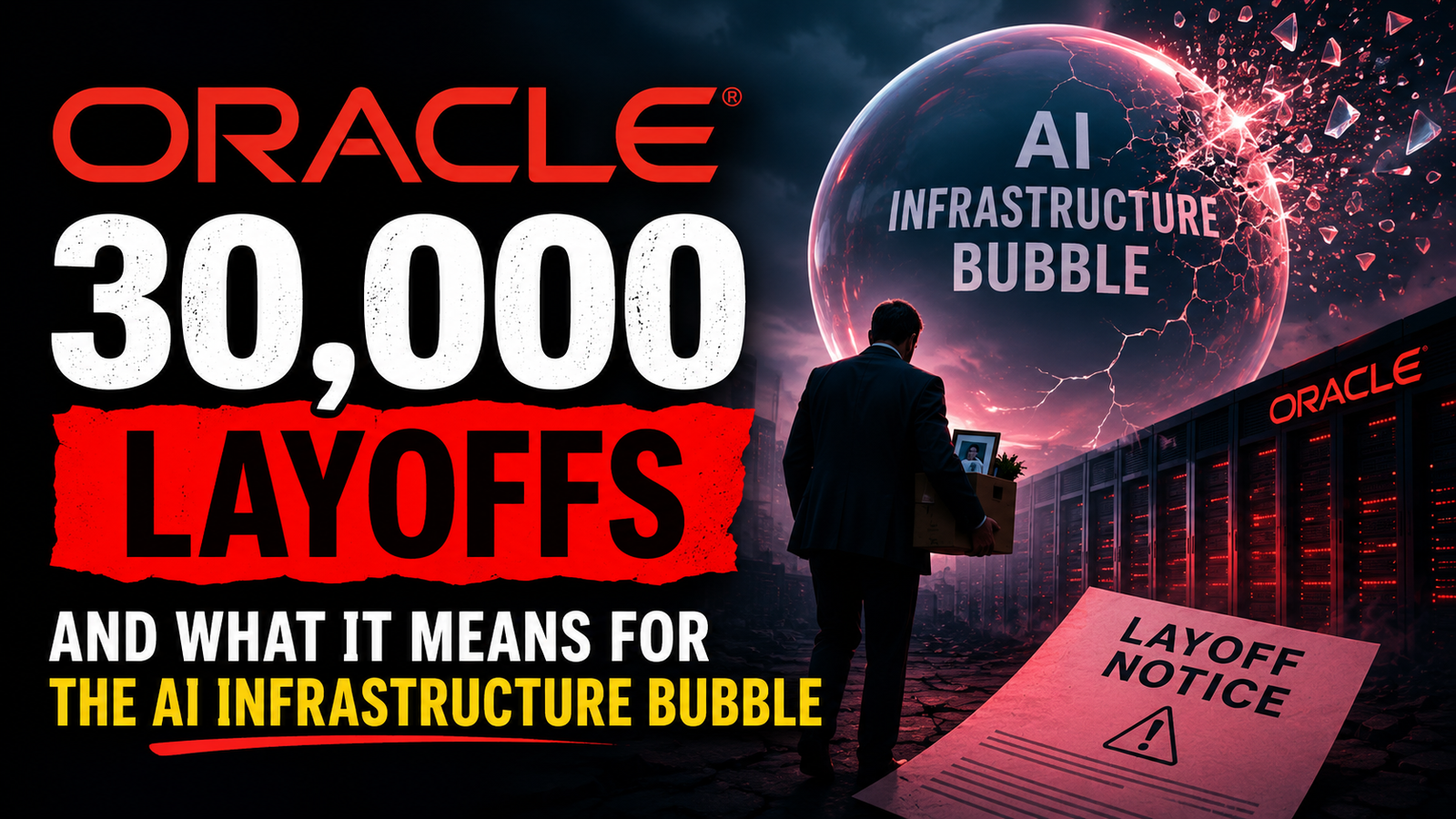 "Oracle's 30,000 Layoffs and What It Means for the AI Infrastructure Bubble"