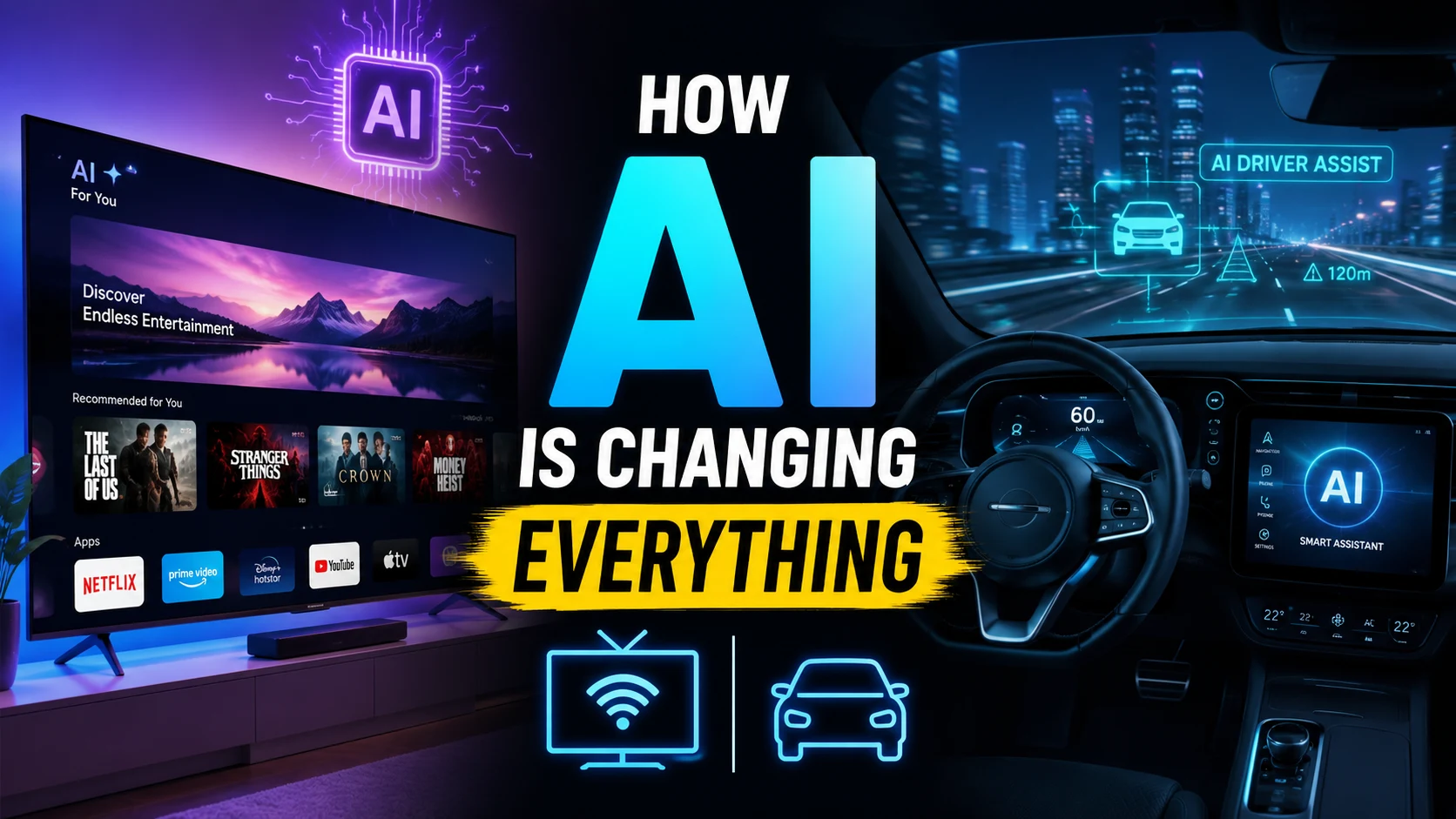How AI is Completely Changing Smart TVs and Automobiles This Year