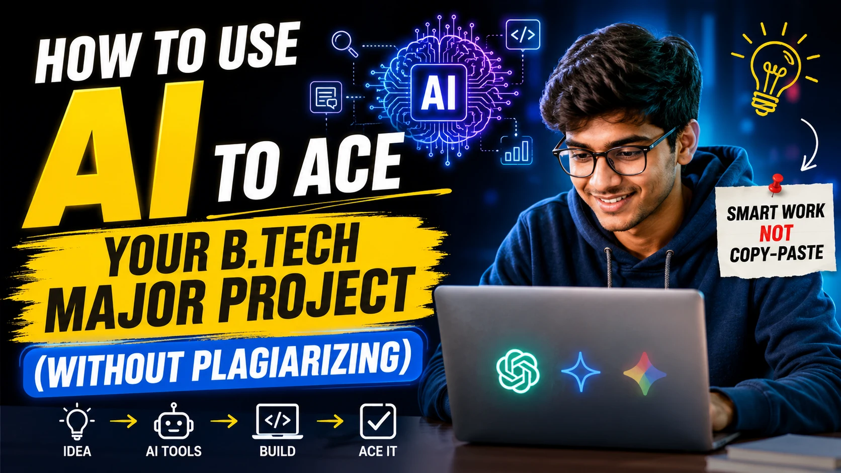 How to Ace Your B.Tech Major Project Using AI