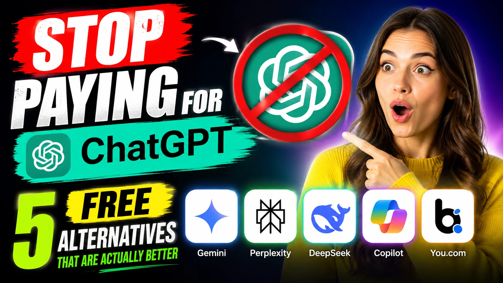 Stop Paying for ChatGPT: 5 Free Alternatives That Are Actually Better