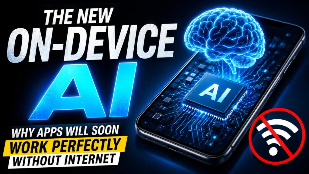 The New On-Device AI: Why Apps Will Soon Work Perfectly Without Internet