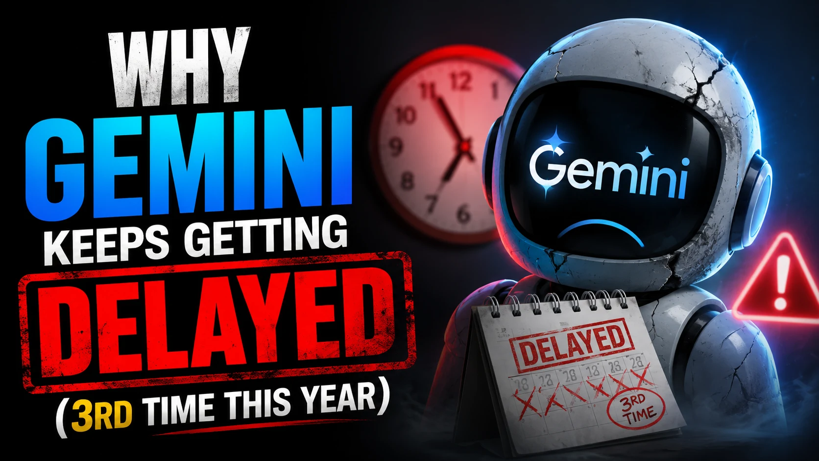 "Why Gemini Keeps Getting Delayed (3rd Time This Year)"