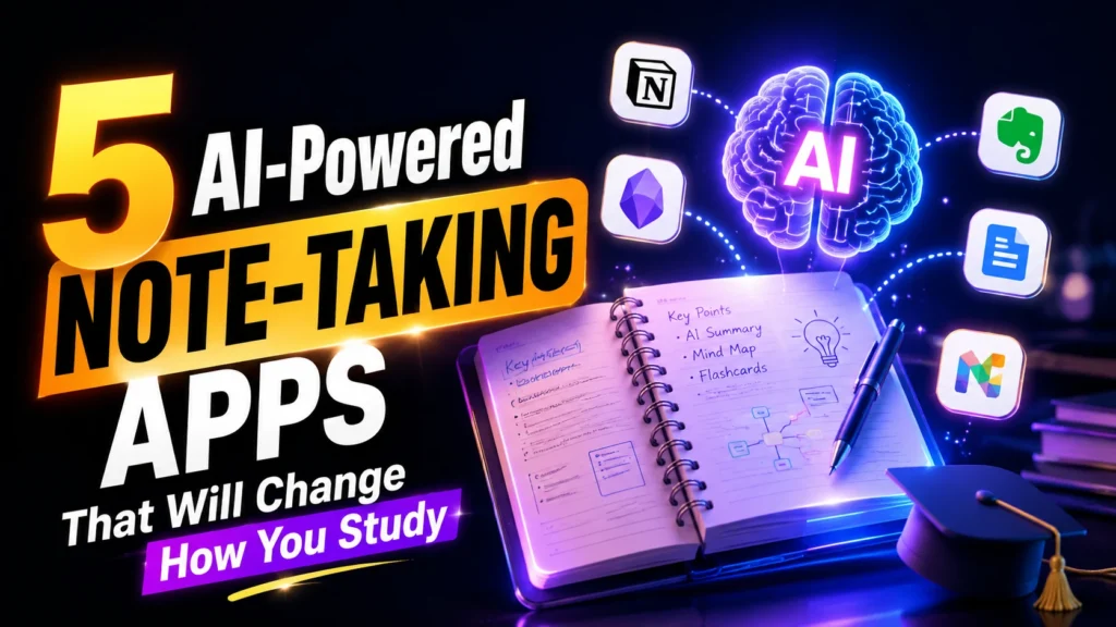 5 AI-Powered Note-Taking Apps That Will Change How You Study