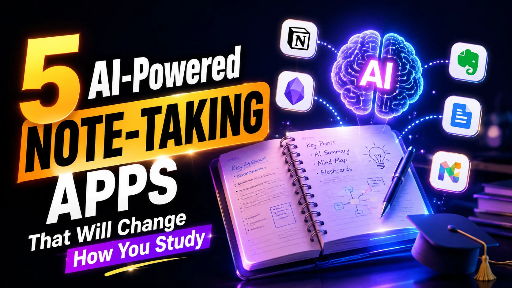 5 AI-Powered Note-Taking Apps That Will Change How You Study