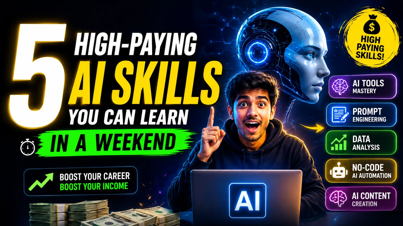"5 High-Paying AI Skills You Can Learn in a Weekend"