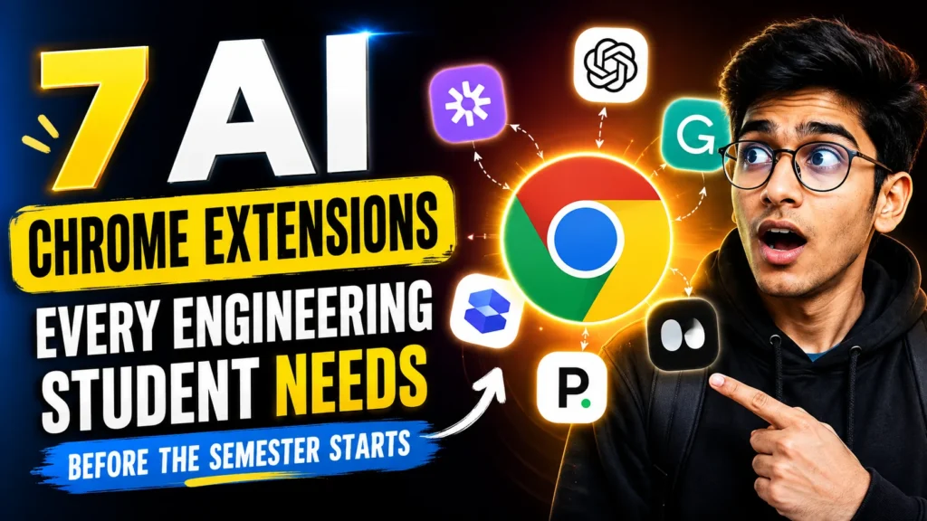 7 AI Chrome Extensions Every Engineering Student Needs Before the Semester Starts