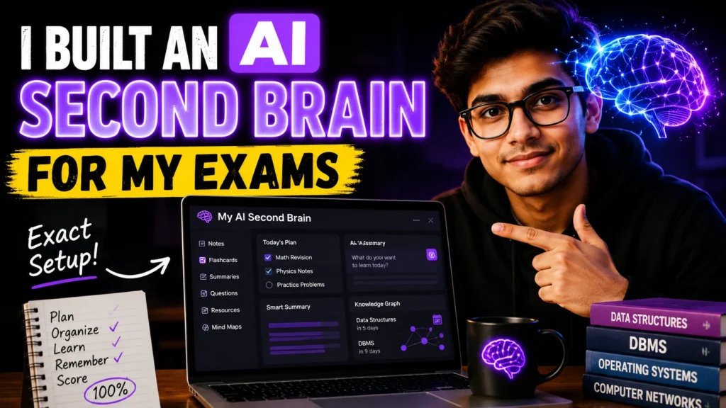 I Built an AI "Second Brain" for My Exams—Here is the Exact Setup