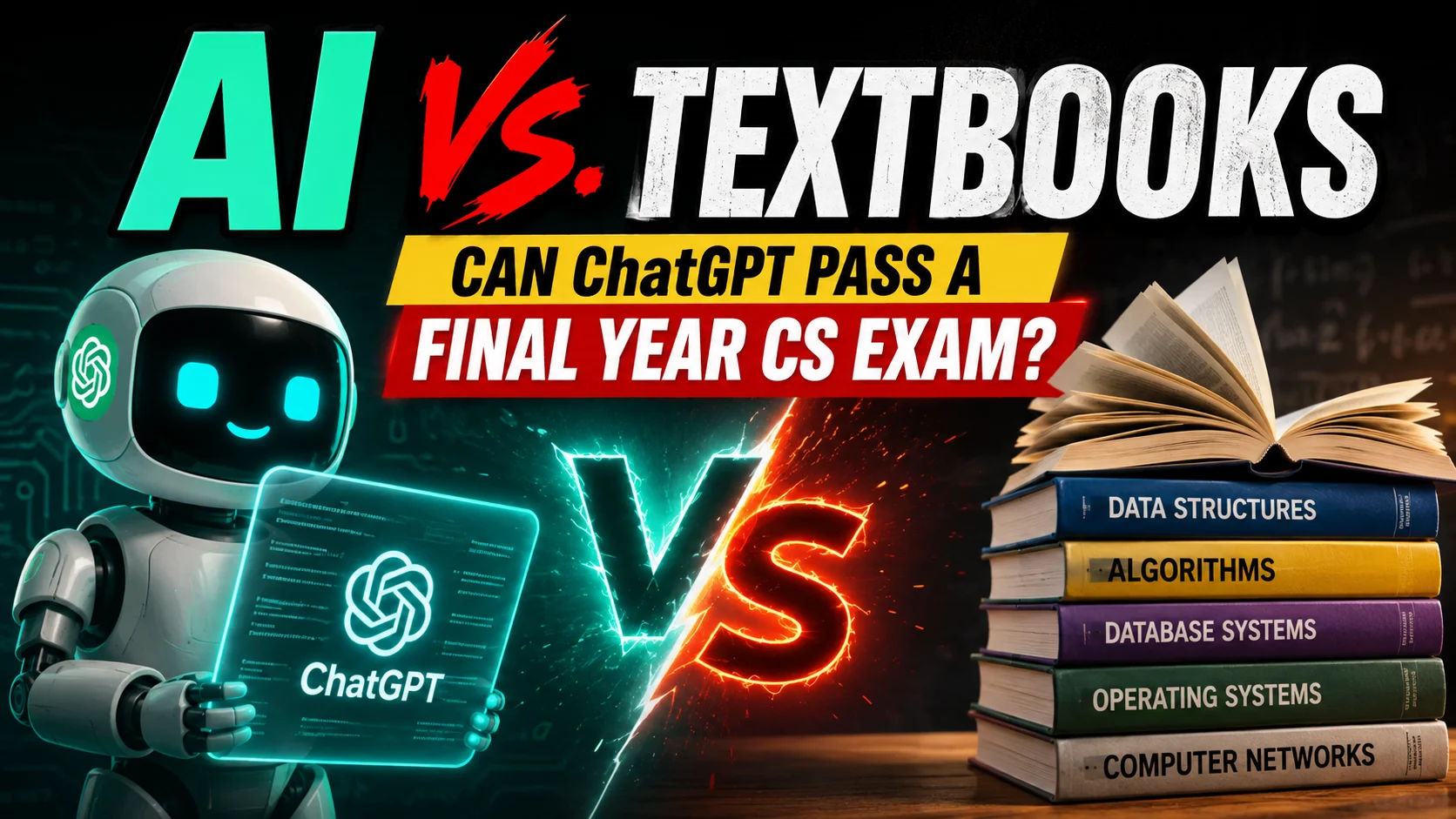 AI vs. Textbooks: Can ChatGPT Pass a Final Year Computer Science Exam?
