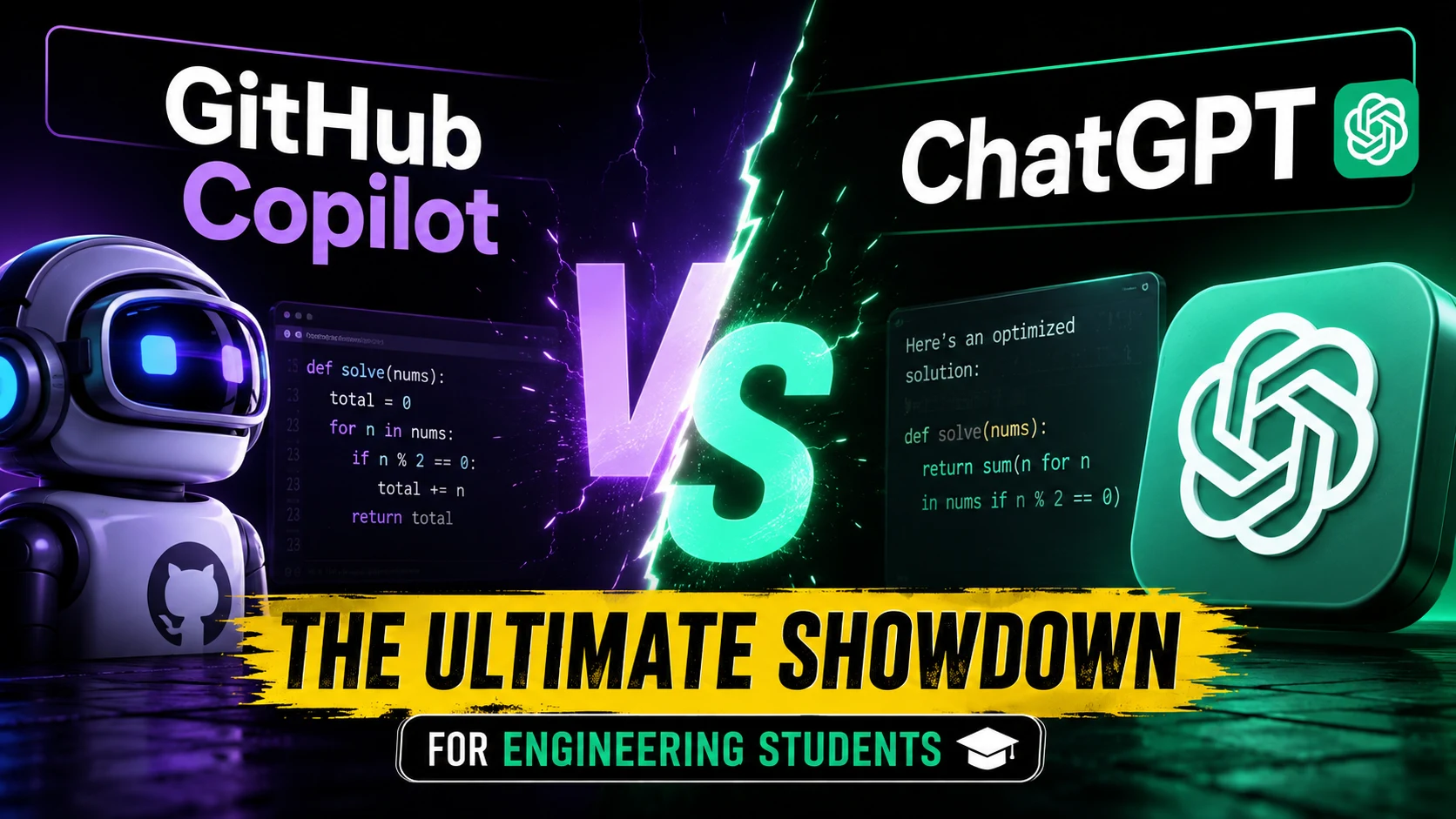 GitHub Copilot vs. ChatGPT: The Ultimate Showdown for Engineering Students