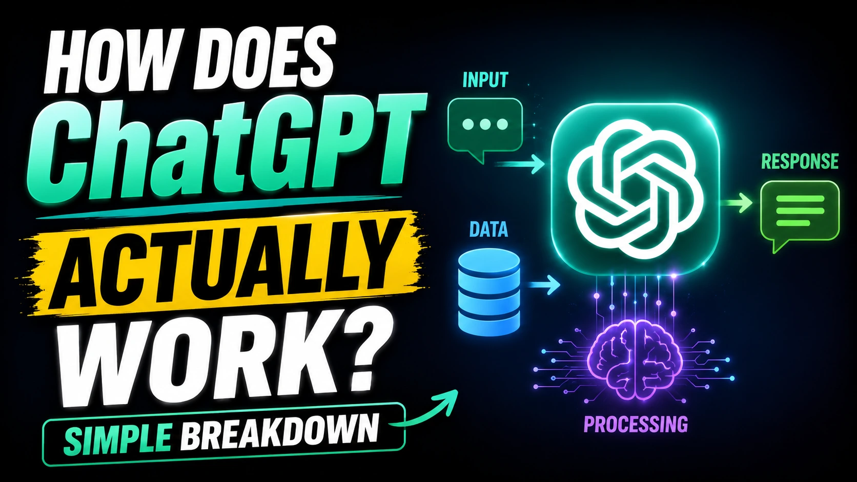 "How Does ChatGPT Actually Work? Simple Breakdown"