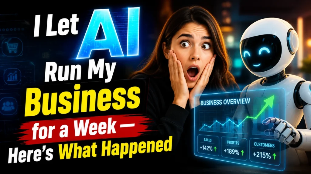 "I Let AI Run My Business for a Week — Here's What Happened"