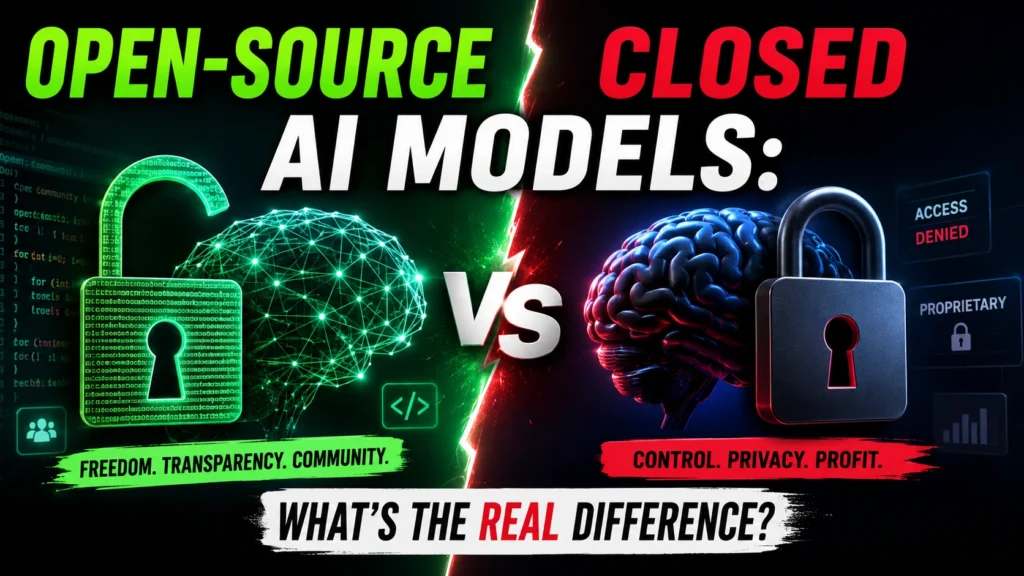 "Open-Source vs Closed AI Models: What's the Real Difference?"