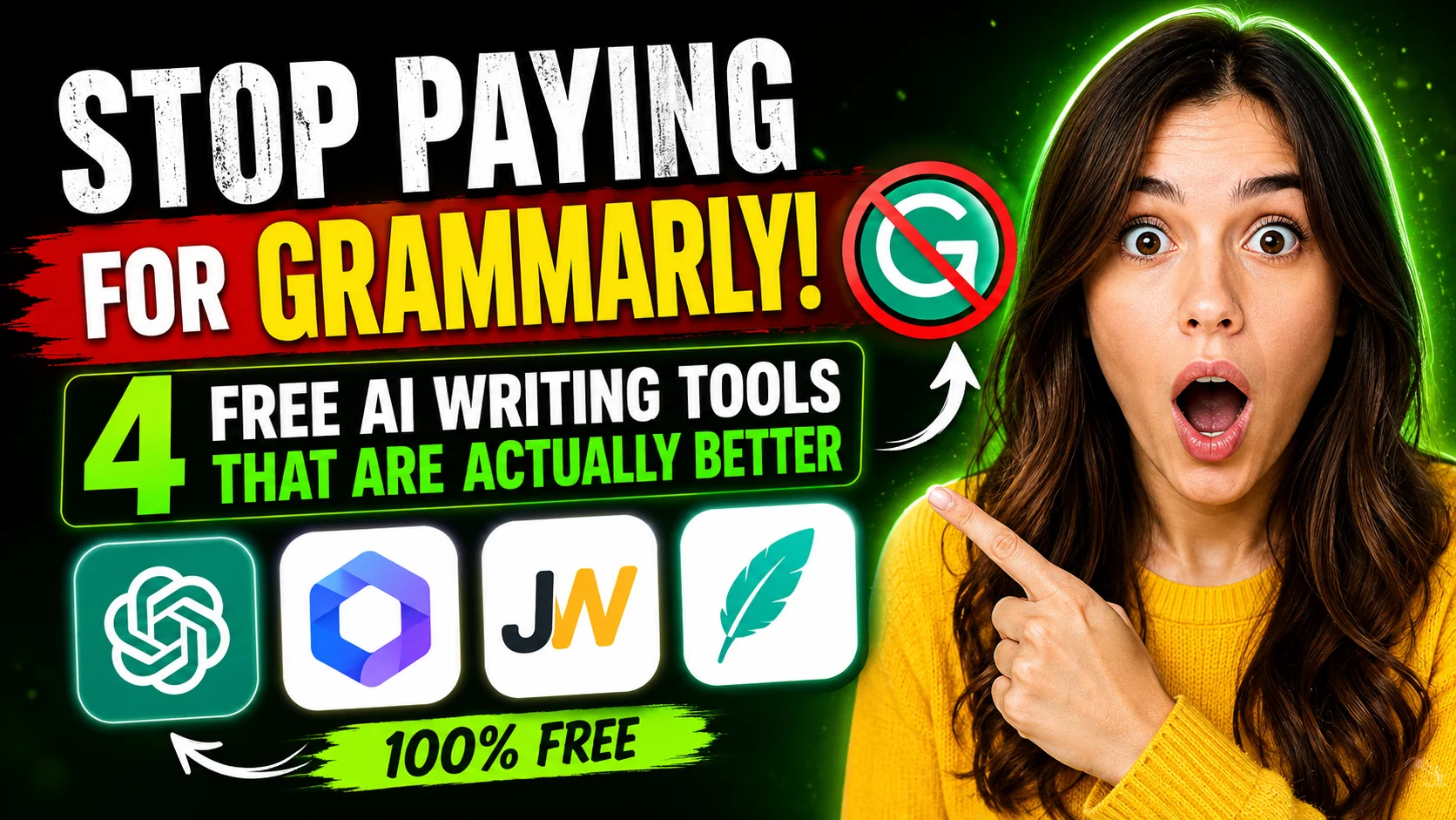 Stop Paying for Grammarly: 4 Free AI Writing Tools That Are Actually Better