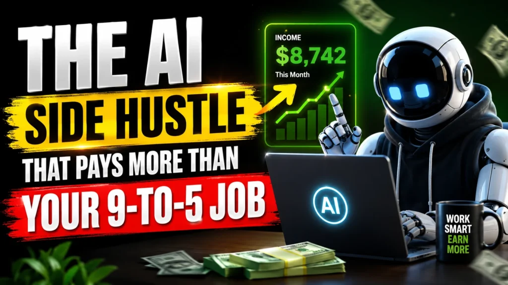 The AI Side Hustle That Pays More Than Your 9-to-5 Job